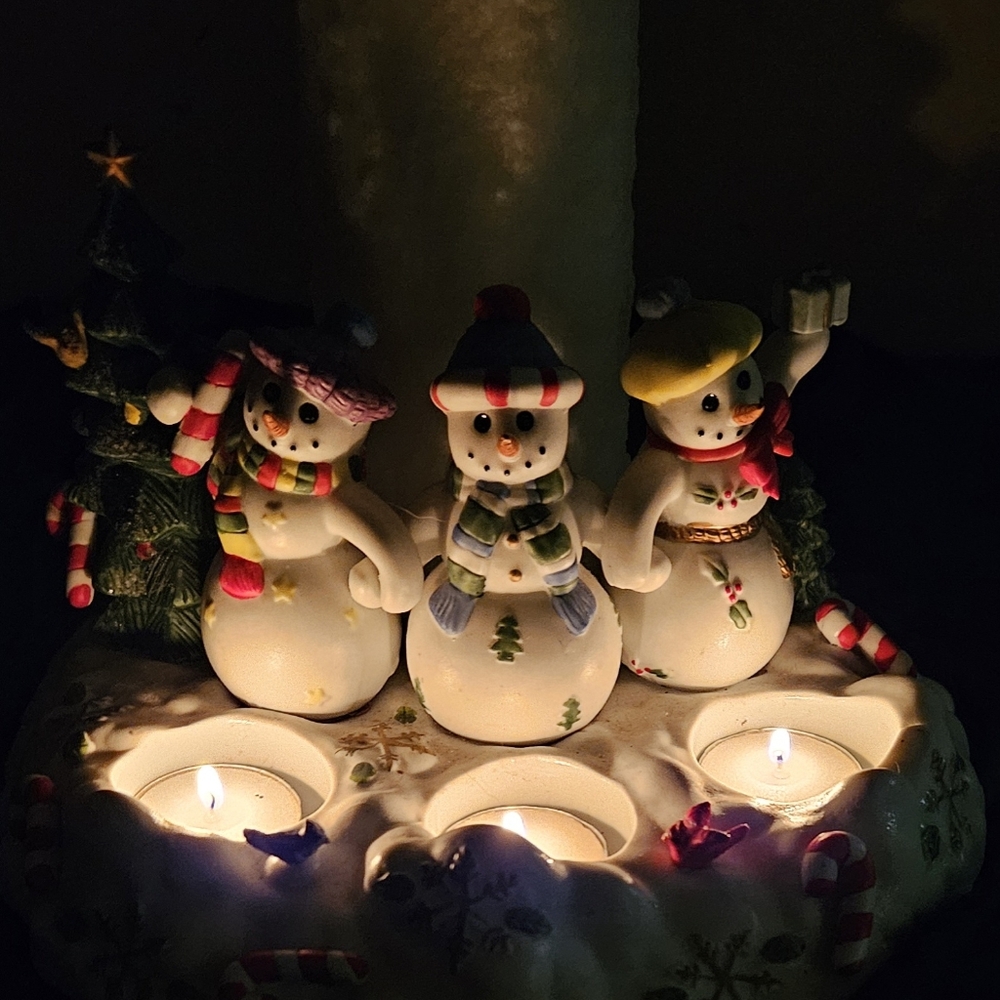 PartyLite Snowball tealight & pillar holder - Picture 3 of 11